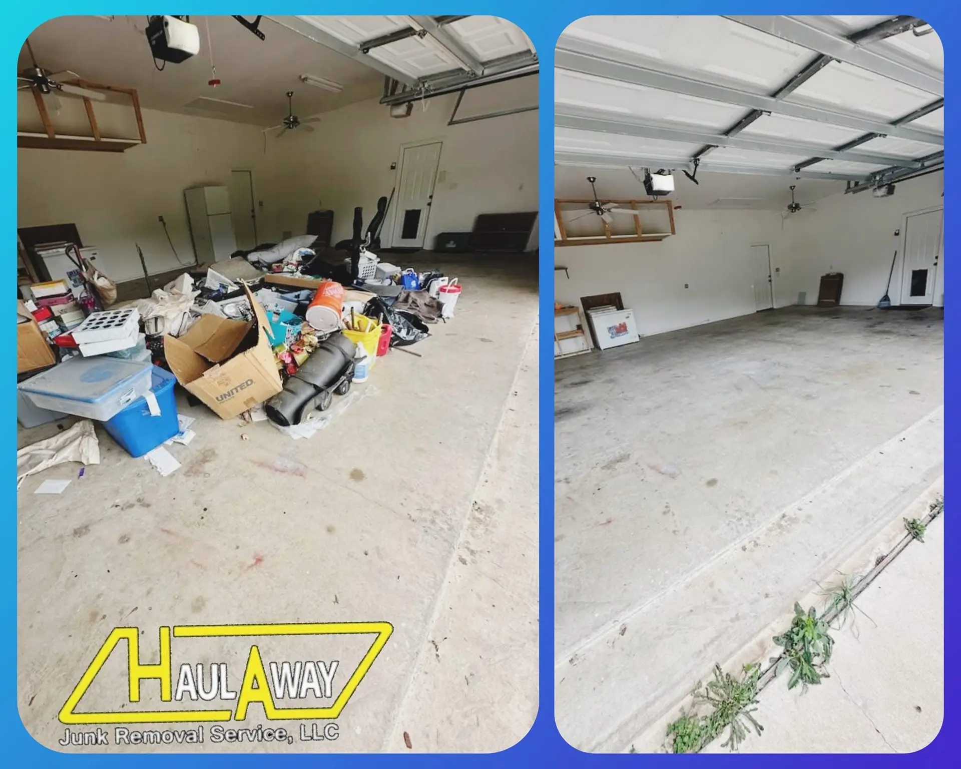 Richardson garage cleanout services by HaulAway