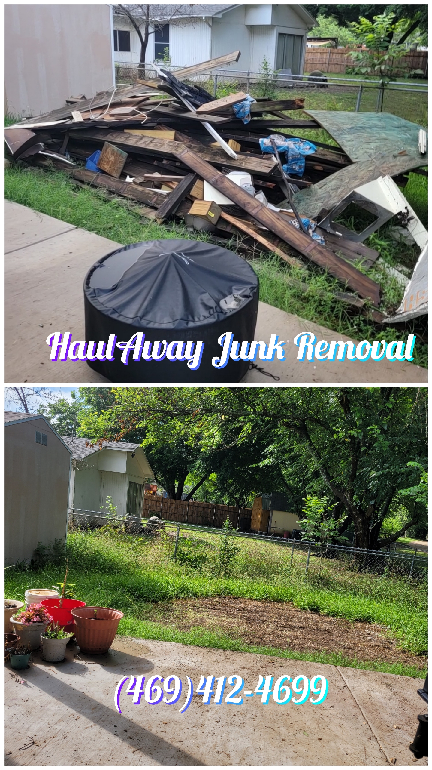 Red Oak TX Junk Removal/ Construction debris removal 