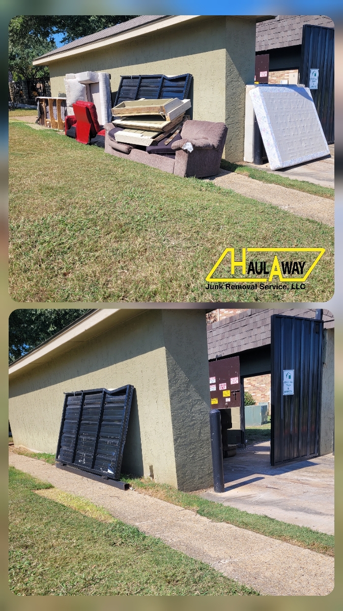 Dumpster Enclosure Clean-Out Irving, TX.