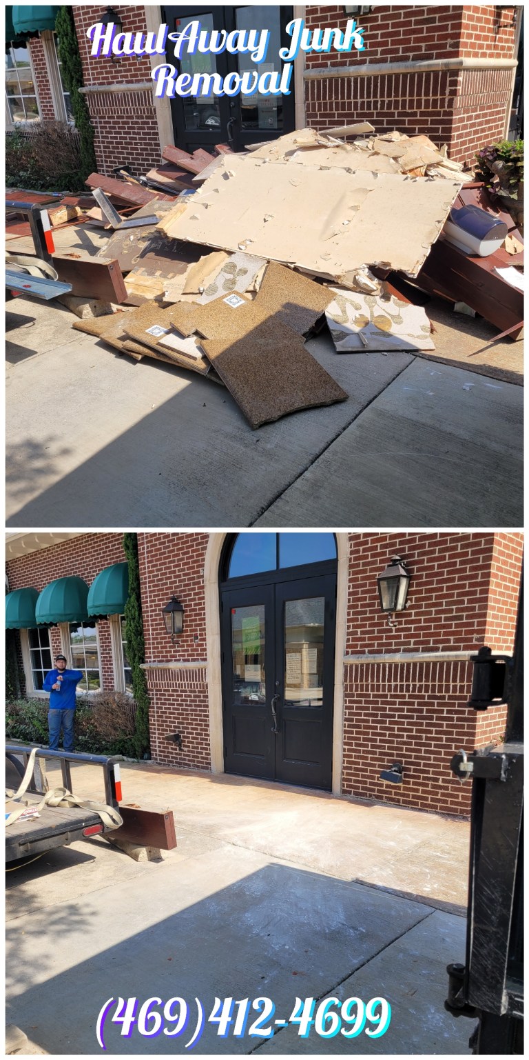 Allen, TX. Commercial Junk Removal